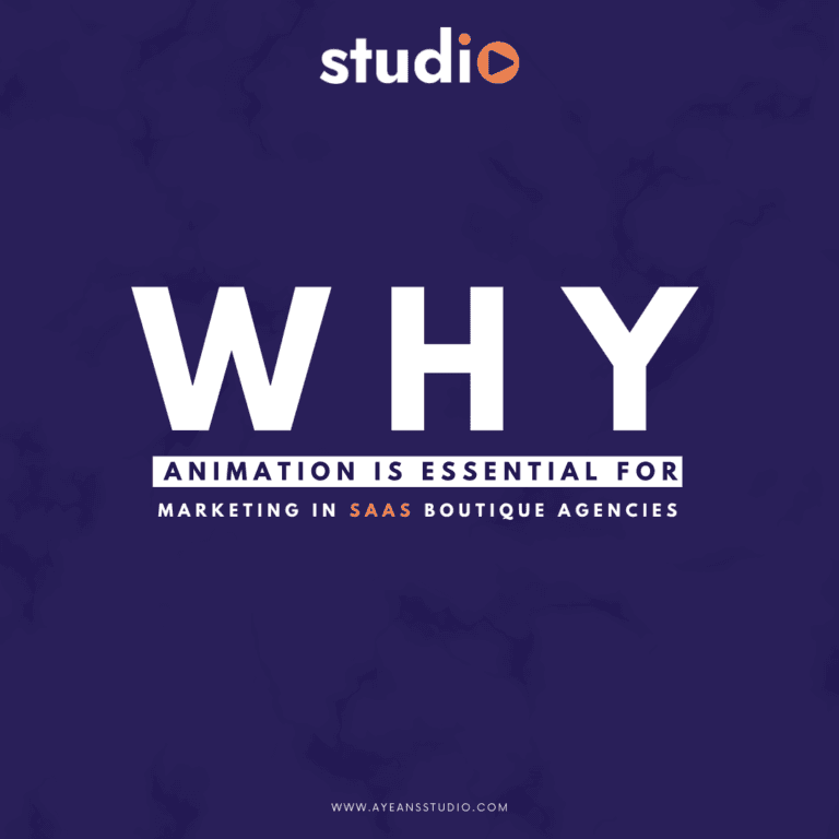 Why Animation is Essential for Marketing in Saas Boutique Agencies | Ayeans Studio | Ayan Wakil