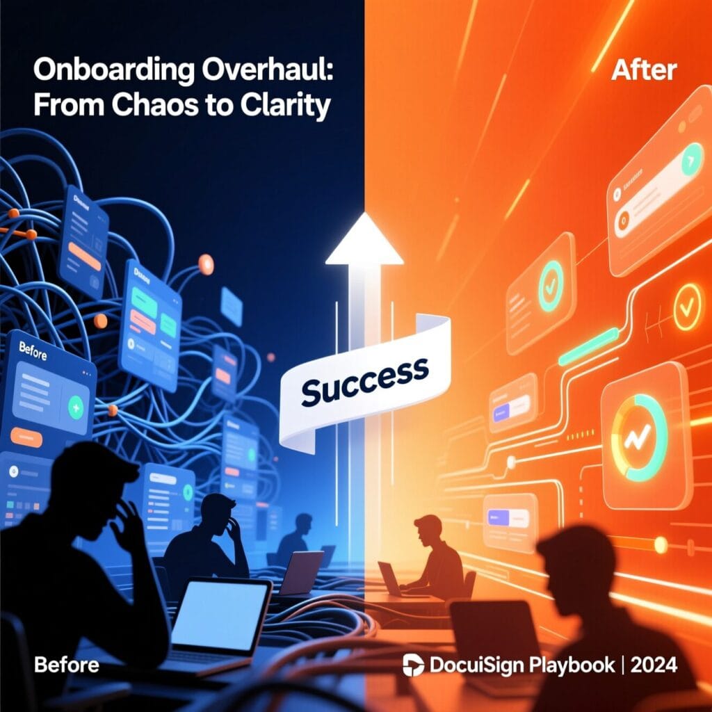 Video implementation timeline for onboarding redesign SaaS example