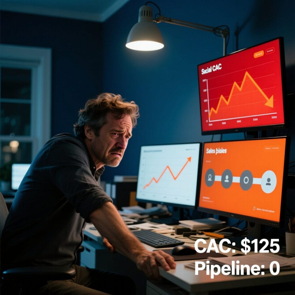 get SaaS leads without ads