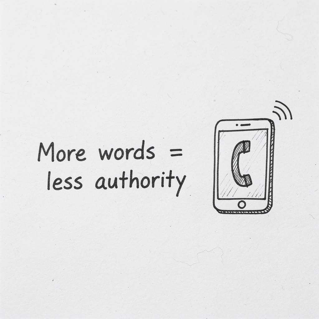 Sales Overexplaining: Why Explaining More Sells Less.