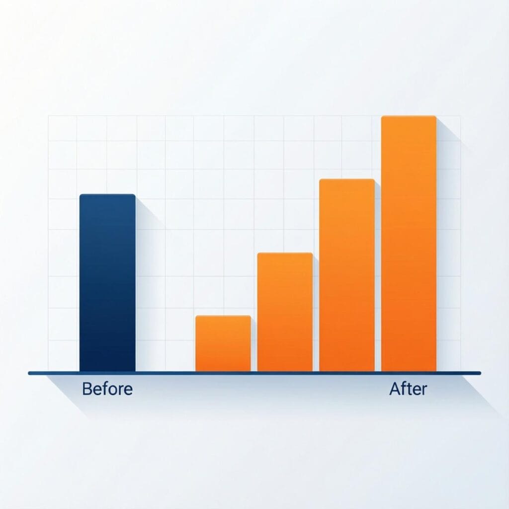 A funnel map showing drop-offs caused by unclear messaging, weak proof, and a high-friction next step.