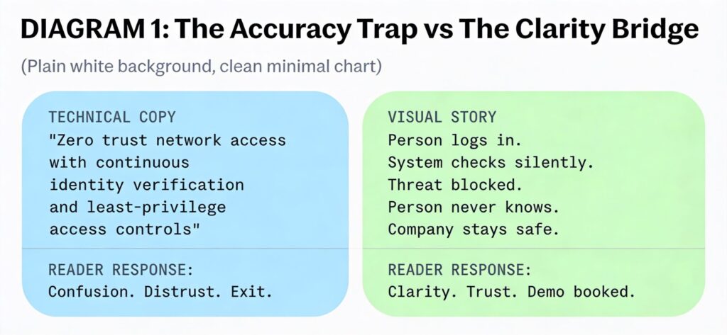 Why Technical Accuracy Is Killing Your Cybersecurity Marketing