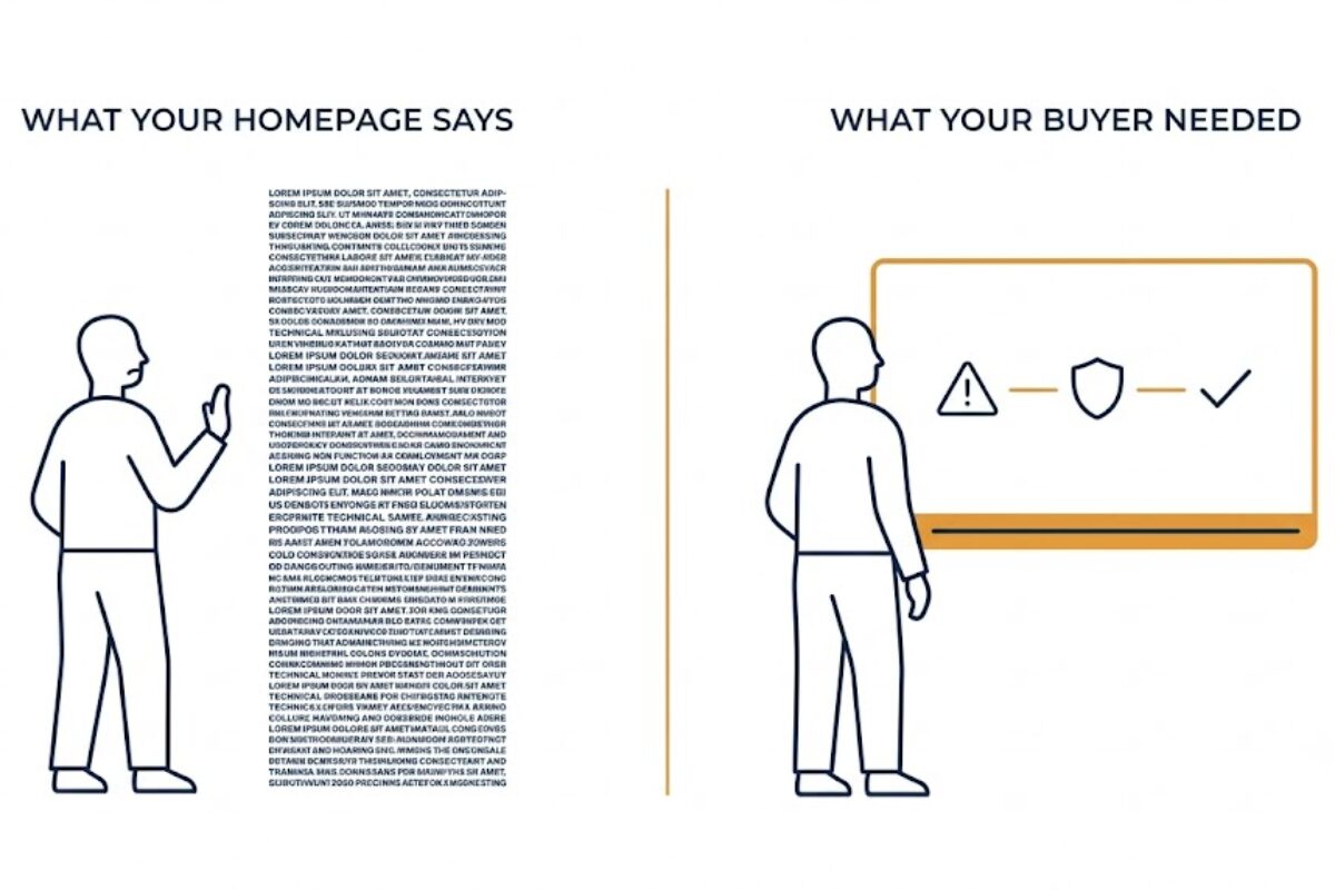 Why Cybersecurity Homepages Lose Buyers Instantly