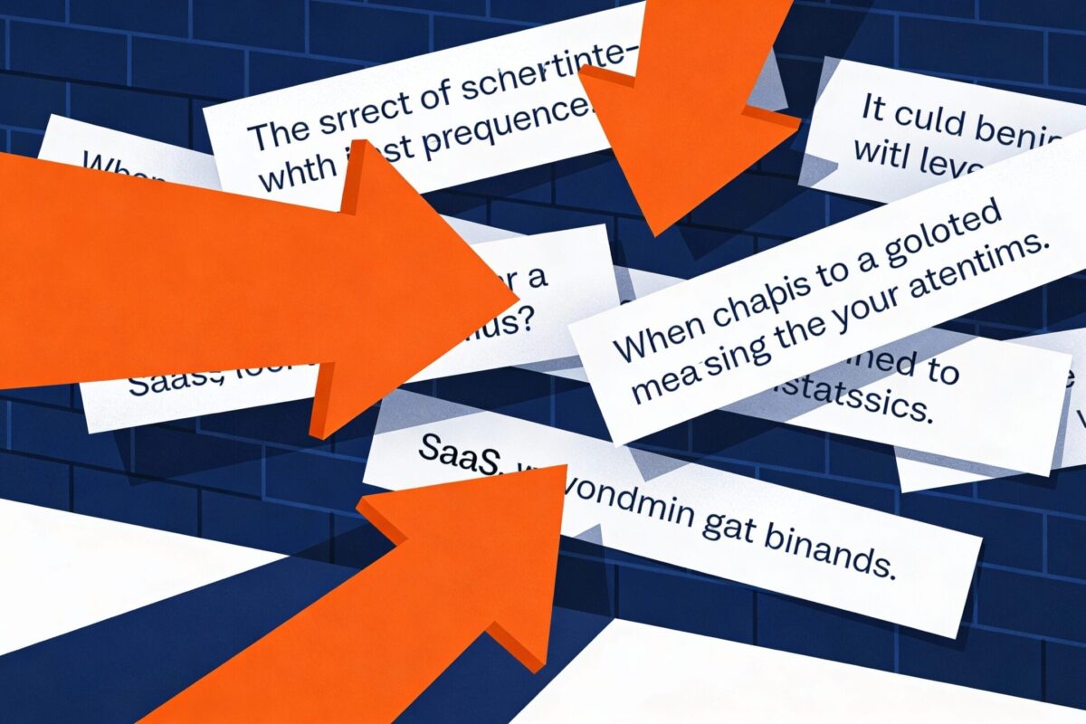 A funnel map showing drop-offs caused by unclear messaging, weak proof, and a high-friction next step.