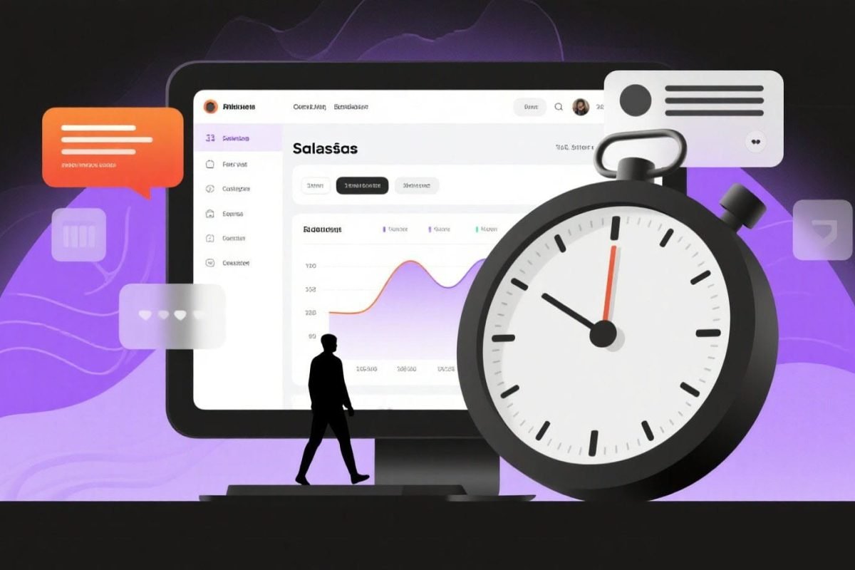 A simple startup sales system board with clear pipeline stages, follow-up steps, and a demo video step before booking.