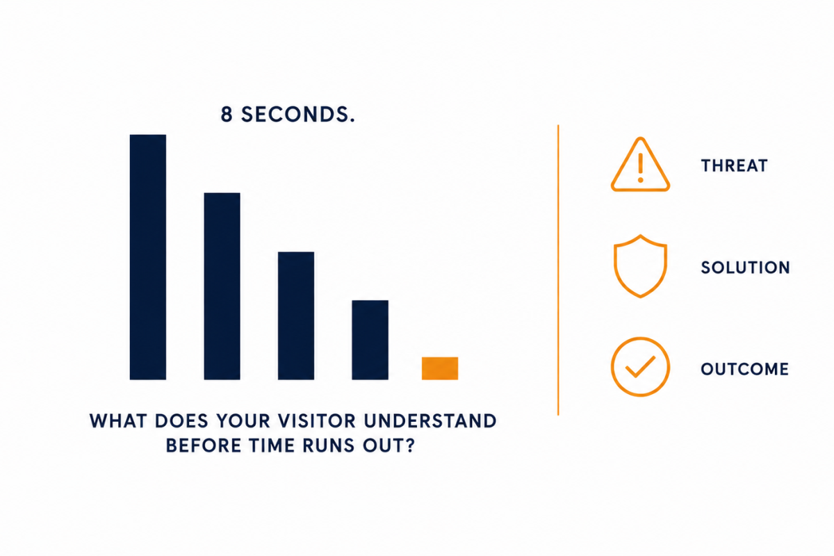What Your Cybersecurity Homepage Must Say Fast